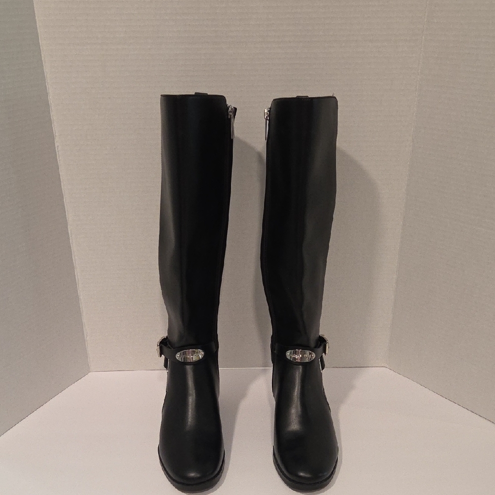 NWOT Michael Kors Black Over the Knee Boots Size 7